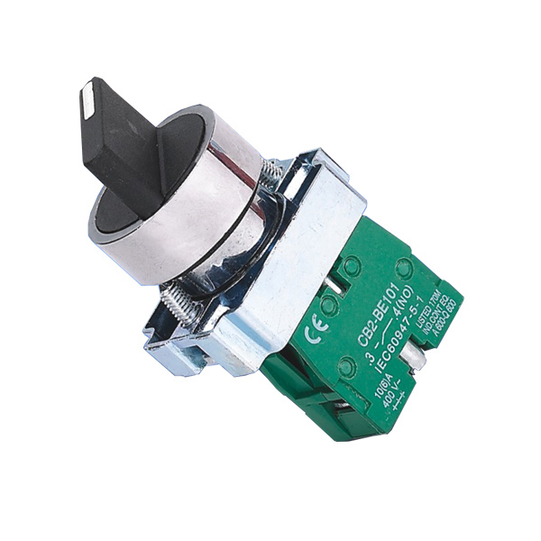 Chave de sele&ccedil;&atilde;o XB2-BD com al&ccedil;a curta