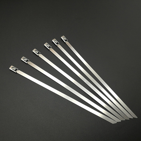 What is a self-locking stainless steel cable tie?