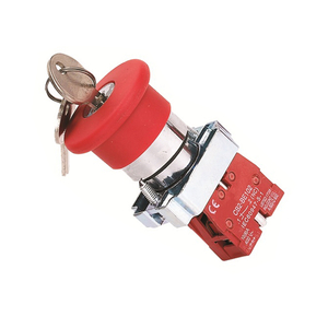 Interruptor de bot&atilde;o XB2-BS142 com chave
