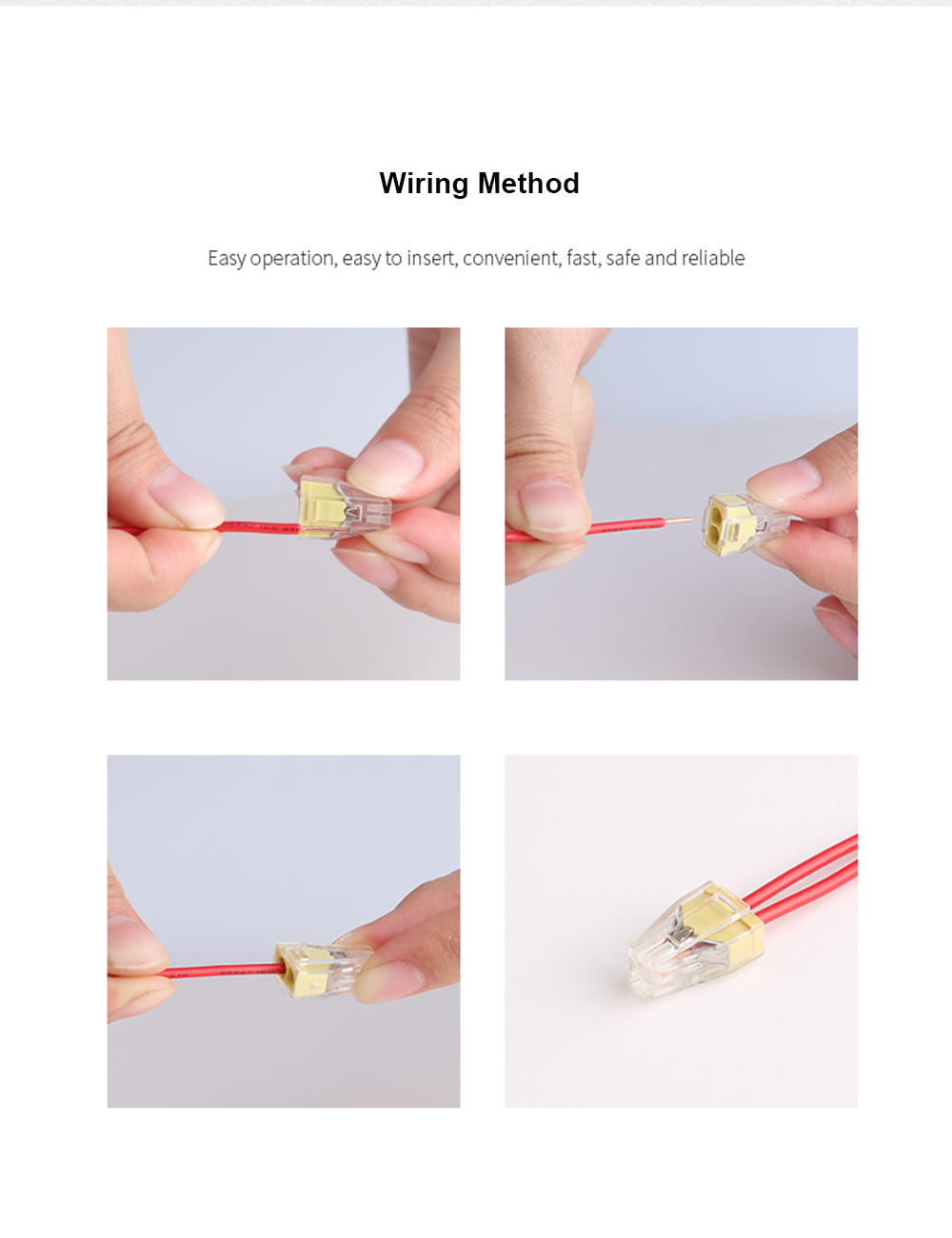 Втычные клеммы серии PCT-10 — способ подключения