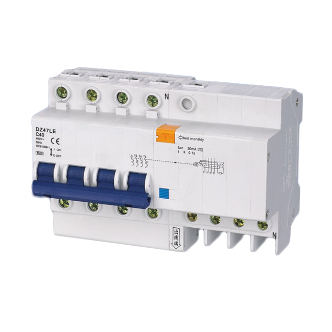 Disjoncteur de fuite &agrave; la terre DZ47-63LE